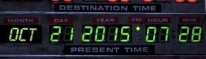 Back to the Future day photo courtesy of Back to the Future II